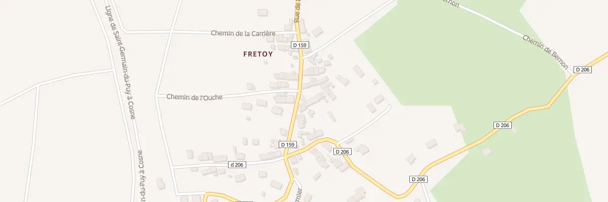 Plan du 6 Rue de la Fontaine à Thauvenay