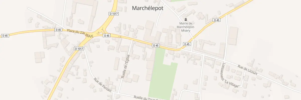 Plan du 10 Rue de l’Eglise - Marchelepot à Marchélepot-Misery