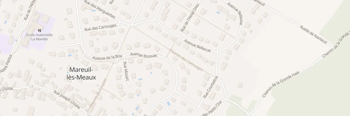 Plan du 9 Av Bossuet à Mareuil-lès-Meaux