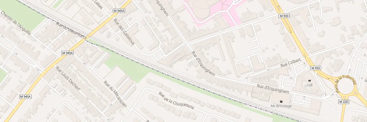 Plan du 105 Rue d’Erquinghem à Armentières