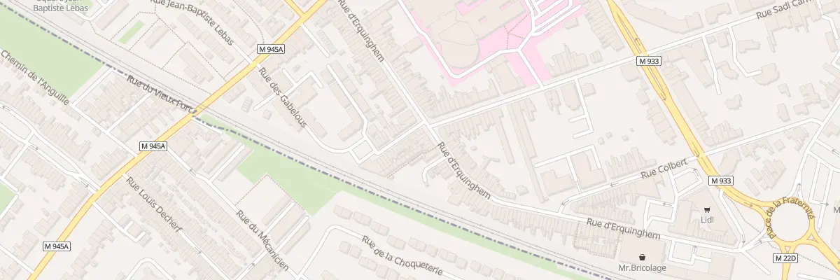 Plan du 113 Rue d’Erquinghem à Armentières