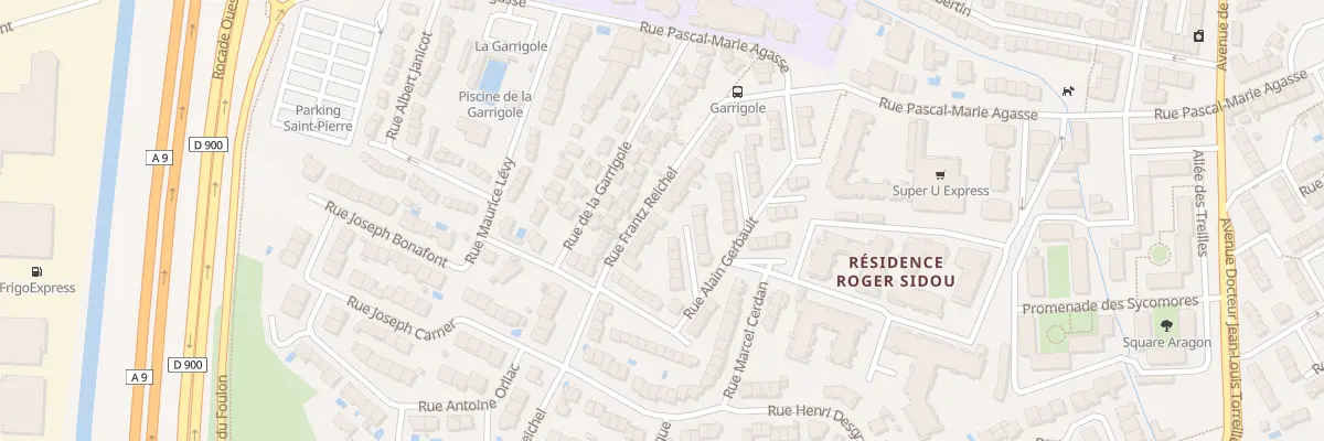 Plan du 29 Rue Frantz Reichel à Perpignan