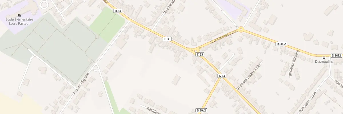 Plan du 82 Rue Pasteur à Méricourt