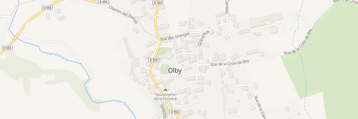 Plan du 11 Pas du Fournil à Olby