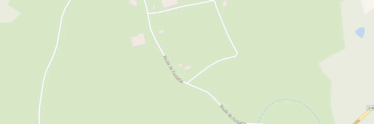 Plan du 2 Rte de Fontafas - Fougeres à Saint-Ours