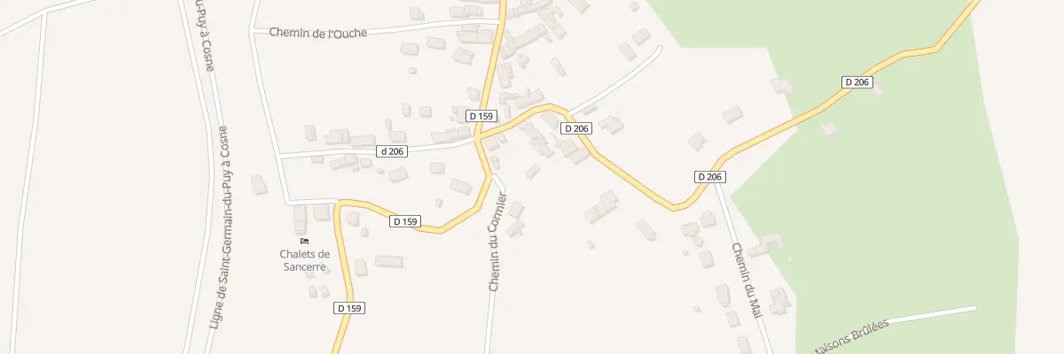 Plan du 2 Rue des Quatre Chemins à Thauvenay