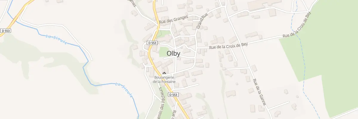 Plan du 36 Rue de l’Église à Olby