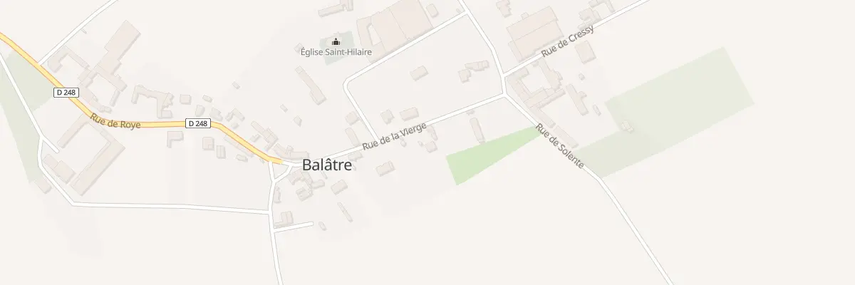 Plan du 10 Rue de la Vierge à Balâtre