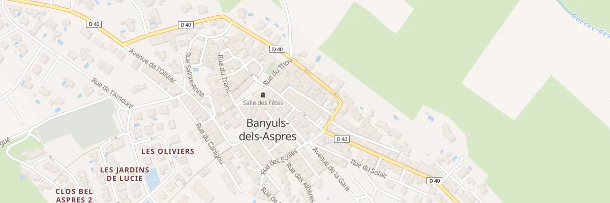 Plan du 15 Rue de la Poste à Banyuls-dels-Aspres