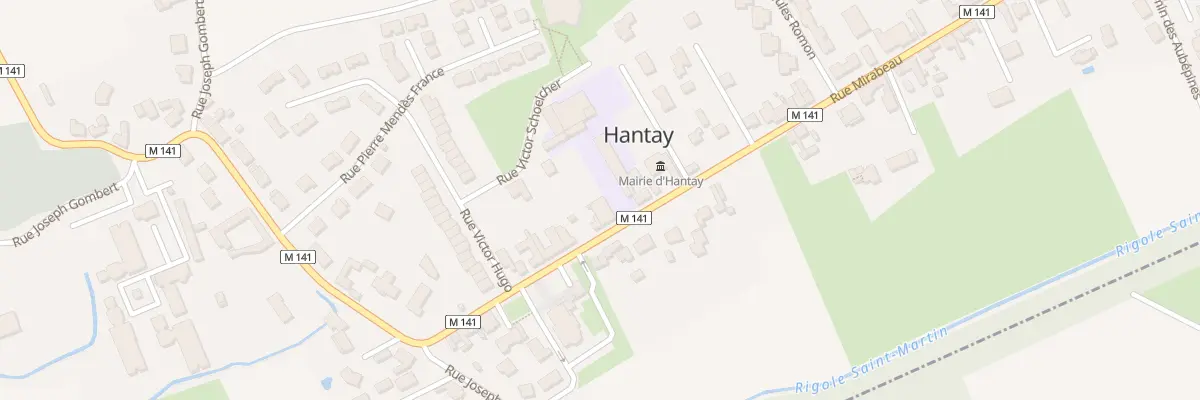 Plan du 16 Rue Mirabeau à Hantay