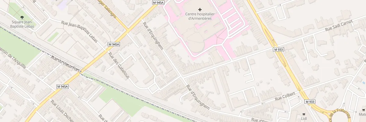 Plan du 102 Rue d’Erquinghem à Armentières
