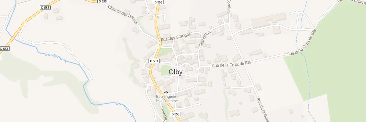 Plan du 19 Pas du Fournil à Olby