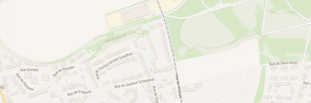 Plan du 10 Rue du Docteur Roux à Loison-sous-Lens