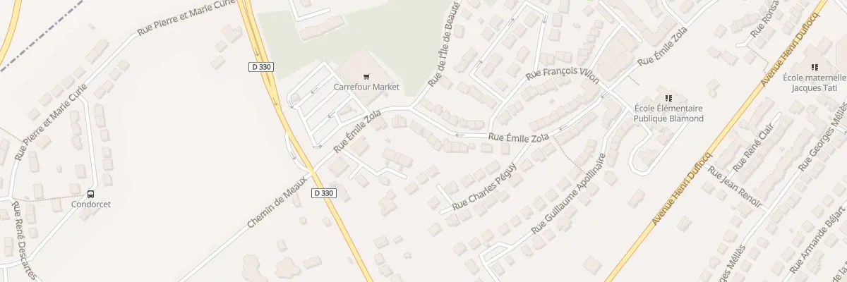 Plan du 52 Rue Emile Zola à Crégy-lès-Meaux
