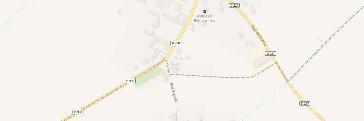 Plan du 29 Gr Grande Rue à Rethonvillers