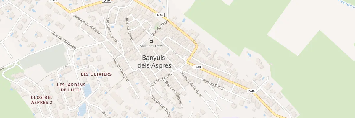 Plan du 22 Rue de la Poste à Banyuls-dels-Aspres