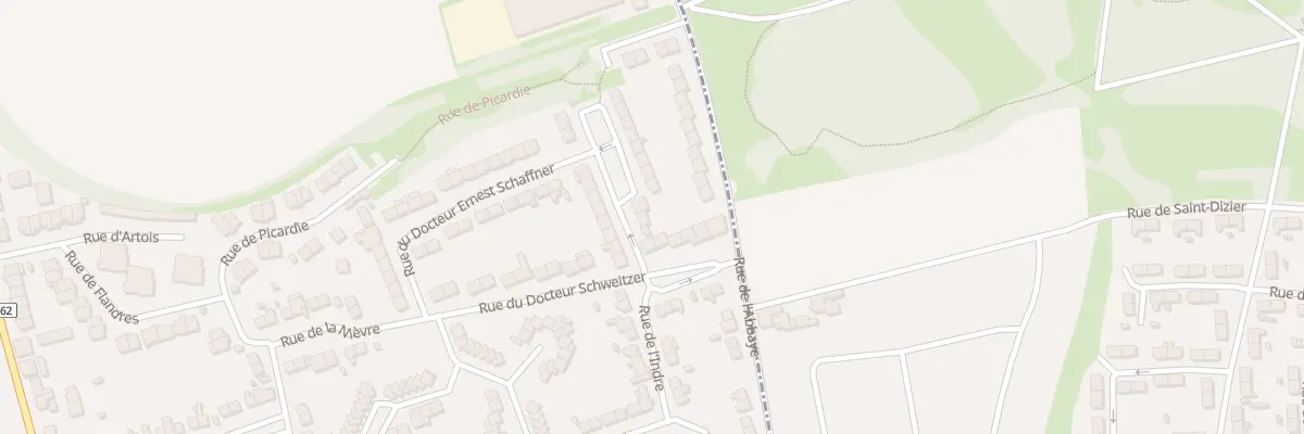 Plan du 2 Rue du Docteur Roux à Loison-sous-Lens