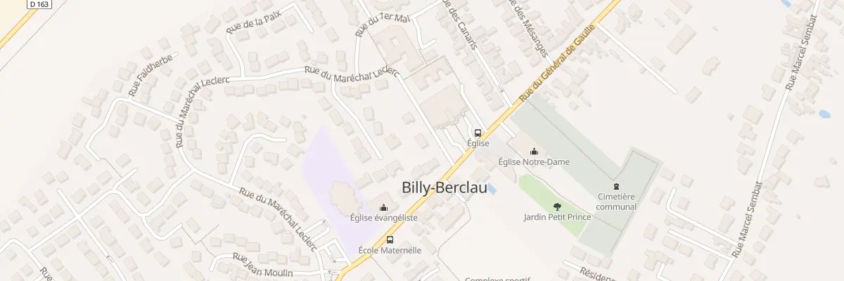 Plan du 56 Rue du Maréchal Leclerc à Billy-Berclau