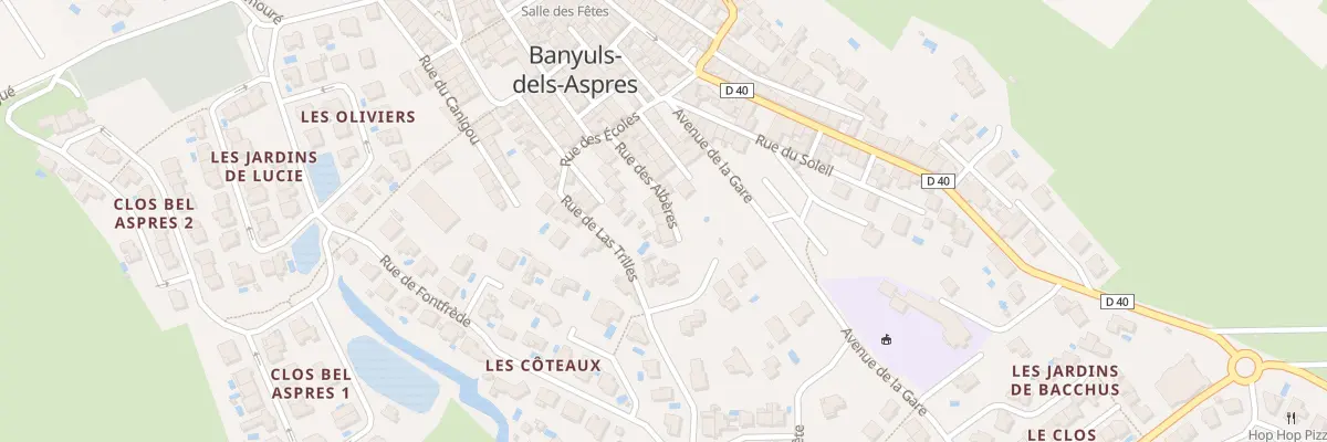 Plan du 6 Rue des Albères à Banyuls-dels-Aspres