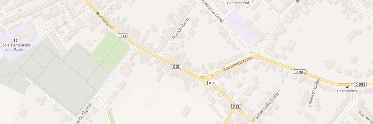 Plan du 81 Rue Pasteur à Méricourt