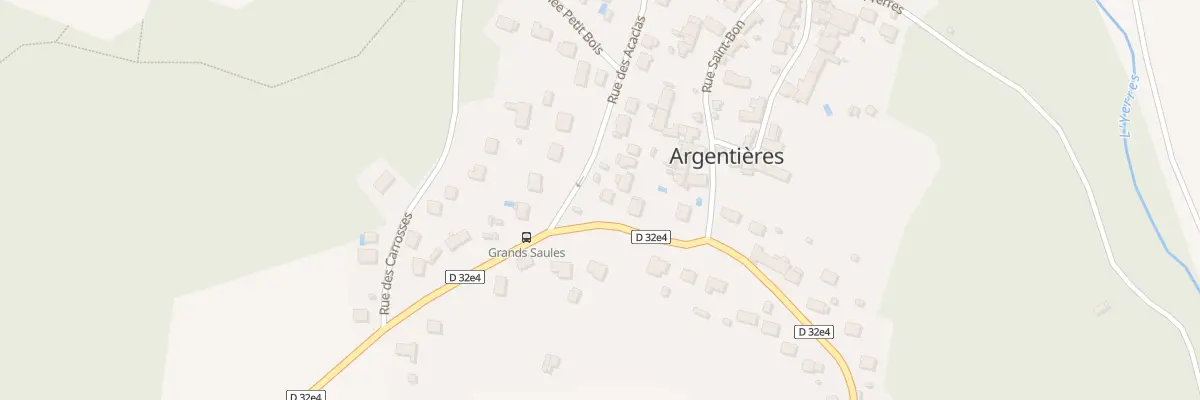 Plan du 23 Rue des Acacias à Argentières