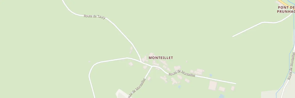 Plan du 5239 Monteillet à Ségur