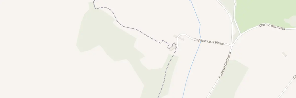 Plan du 5172 La Plaine à Olby