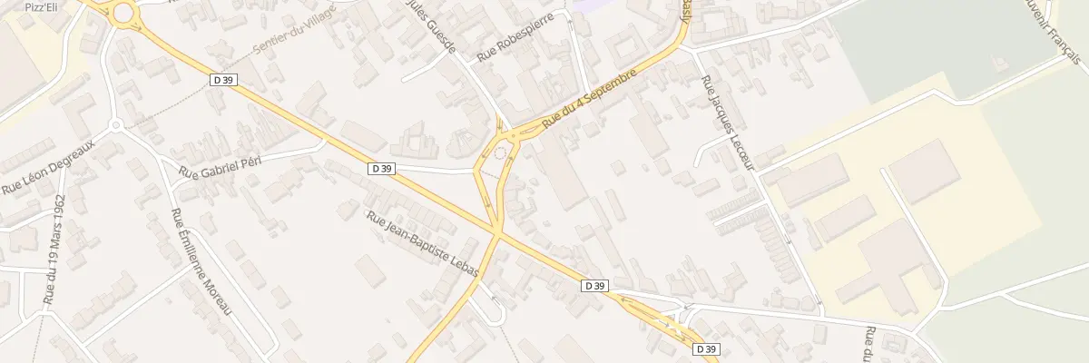 Plan du 2 Rue du 4 Septembre à Vendin-le-Vieil