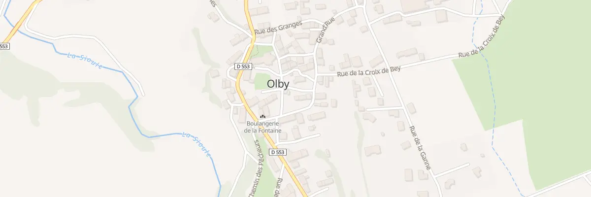 Plan du 24 Rue de l’Église à Olby