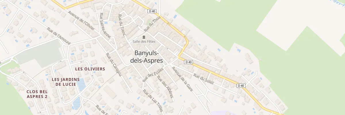 Plan du 26 Rue de la Poste à Banyuls-dels-Aspres