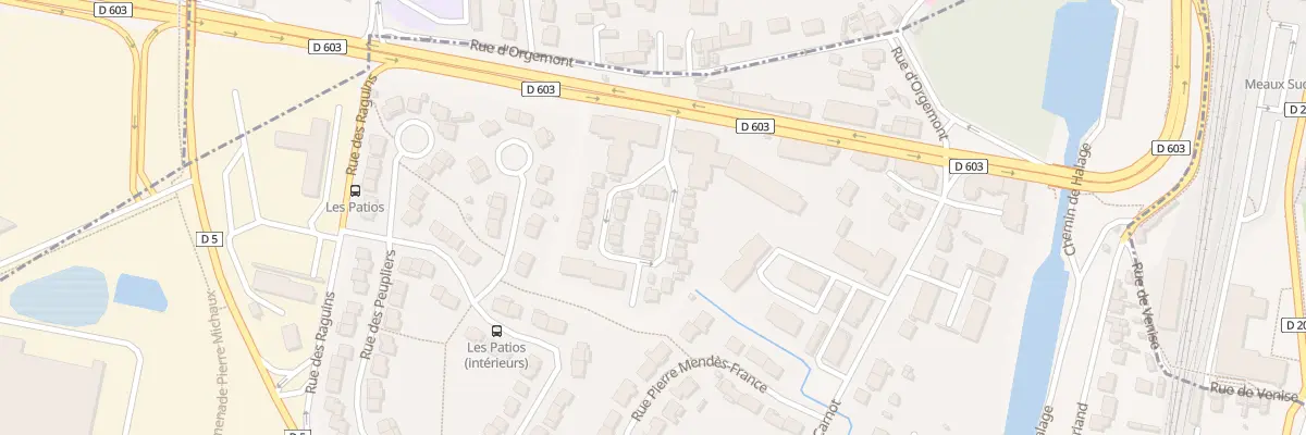 Plan du 14 Rue Benjamin Delessert à Villenoy