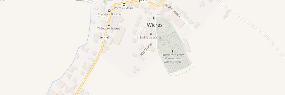 Plan du 111 Res de la Place à Wicres