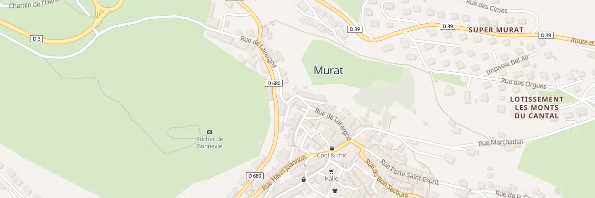Plan du 23 Rue de Lavergne à Murat