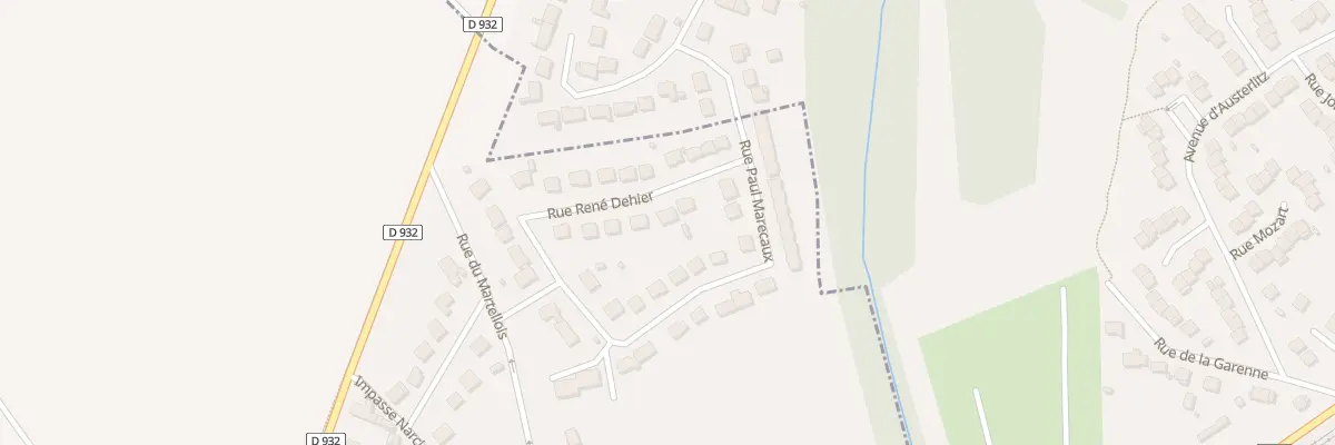 Plan du 10 Rue René Dehier à Longueil-Annel