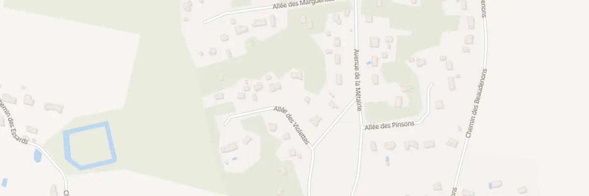 Plan du 37 All des Violettes à Saint-Germain-des-Prés