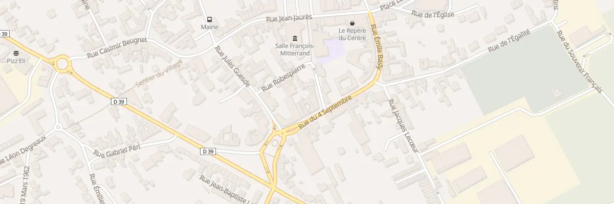 Plan du 11 Rue du 4 Septembre à Vendin-le-Vieil