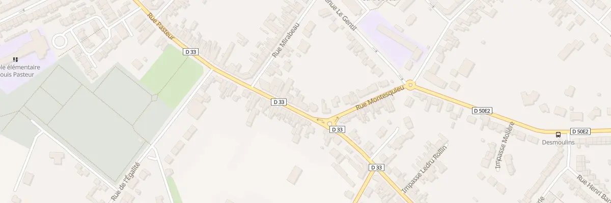 Plan du 85 Rue Pasteur à Méricourt