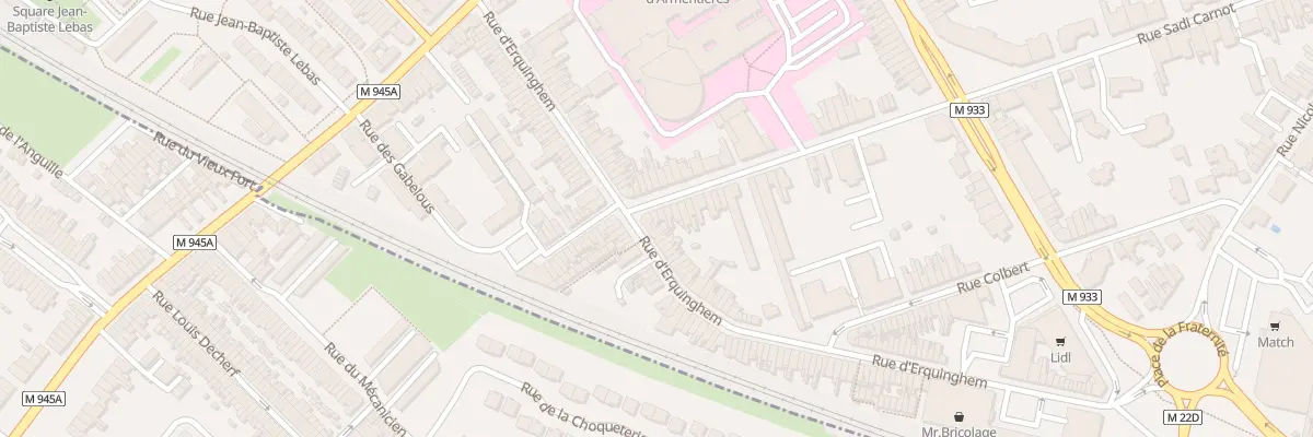 Plan du 163 Rue Sadi Carnot à Armentières