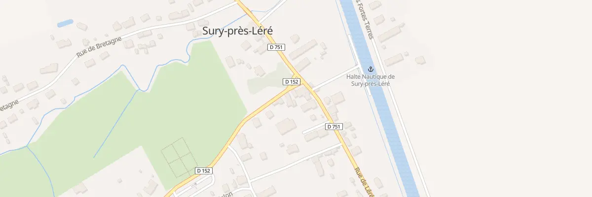 Plan du 3 Rte de Savigny à Sury-près-Léré