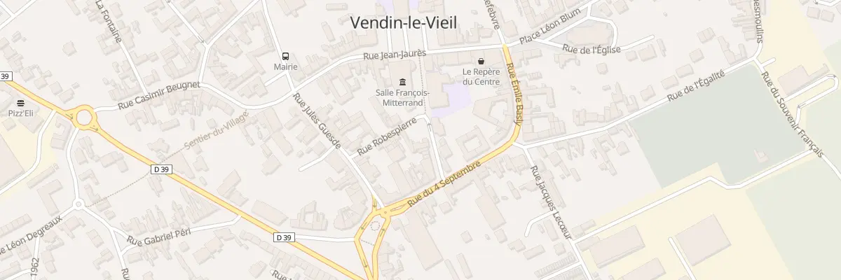 Plan du 3 Rue Florent Evrard à Vendin-le-Vieil
