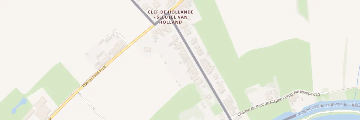 Plan du 114 Rue de la Clef d’Hollande à Nieppe