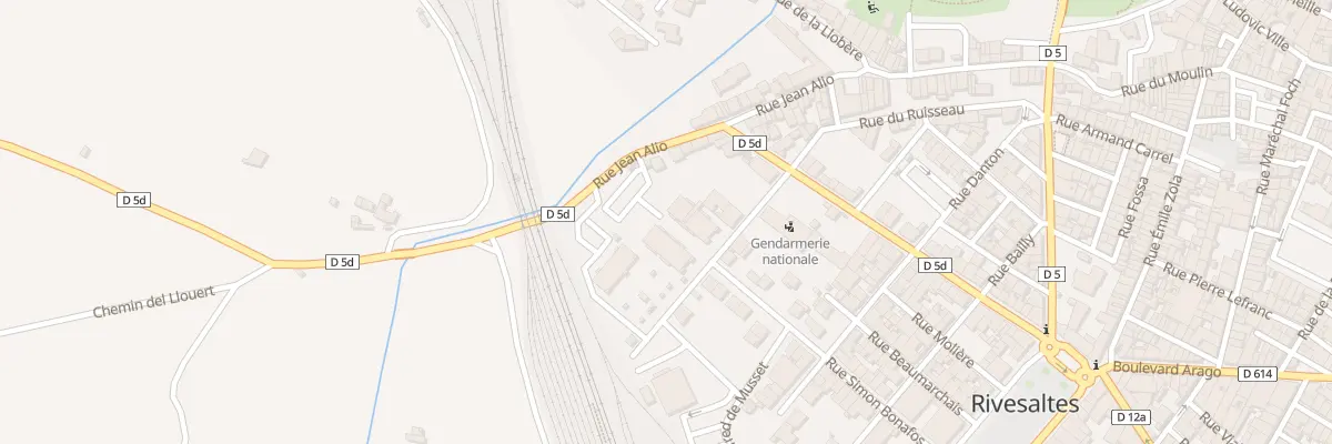 Plan du 2 Rue La Roussillonnaise à Rivesaltes