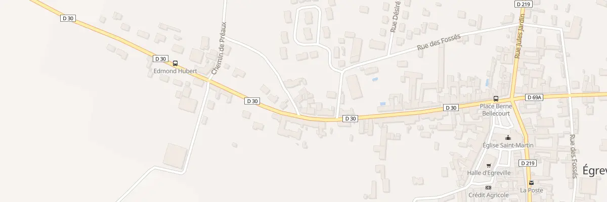 Plan du 56 Rue Edmond Hubert à Égreville