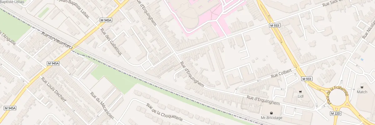 Plan du 86 Rue d’Erquinghem à Armentières