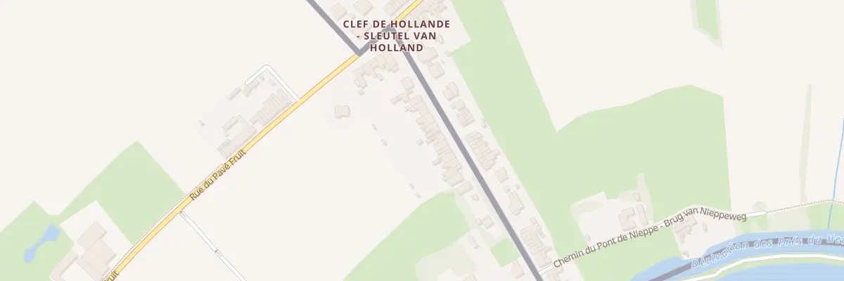 Plan du 118 Rue de la Clef d’Hollande à Nieppe