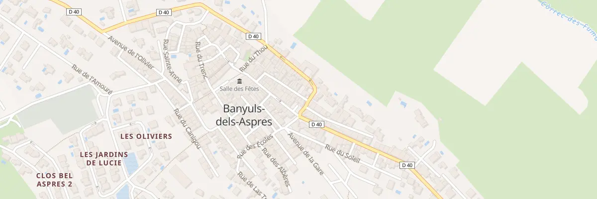 Plan du 30 Rue d’Andorre à Banyuls-dels-Aspres