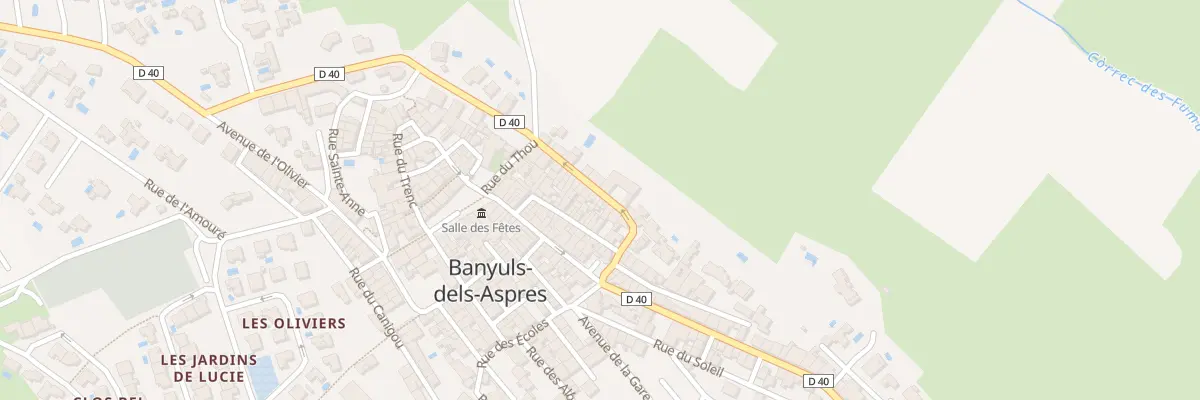 Plan du 15 Rue de la Tramontane à Banyuls-dels-Aspres