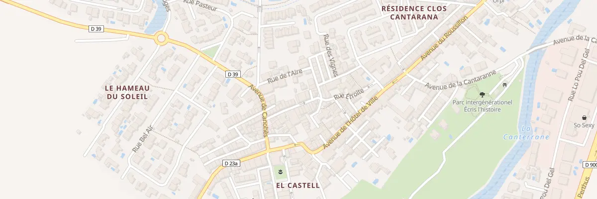 Plan du 5 Rue de la Muraille à Pollestres