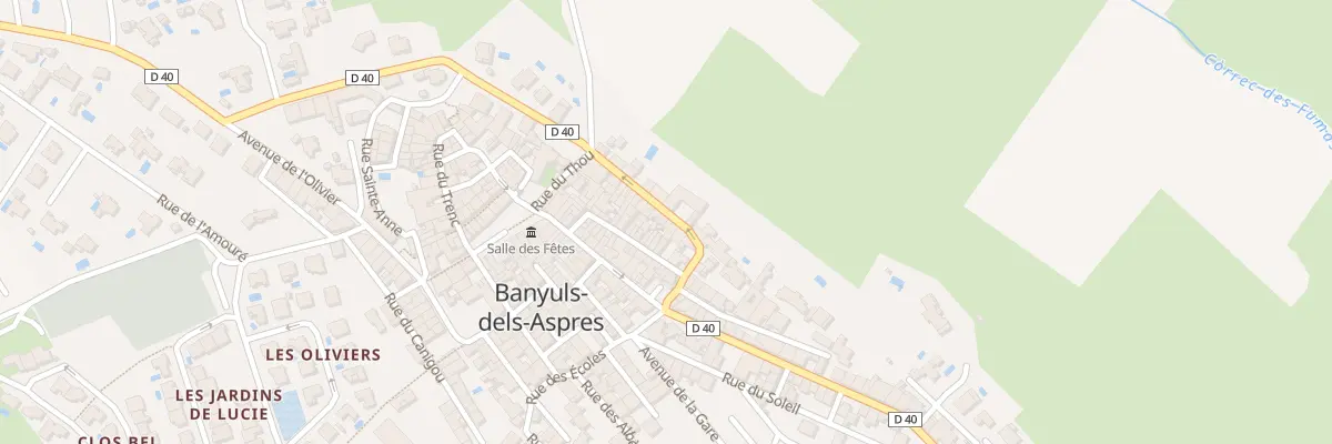 Plan du 13 Rue de la Tramontane à Banyuls-dels-Aspres