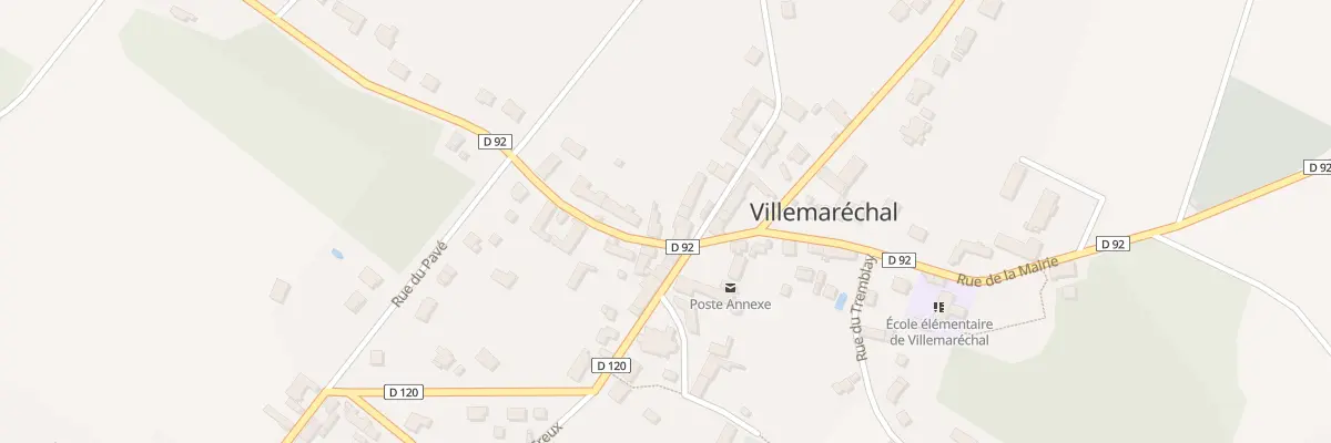 Plan du 2 Rue de la Fontaine à Villemaréchal